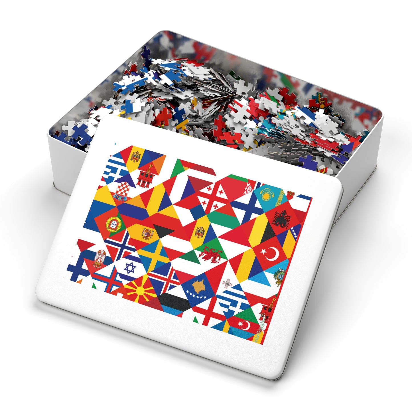 Kids Educational Jigsaw Puzzle with Tin