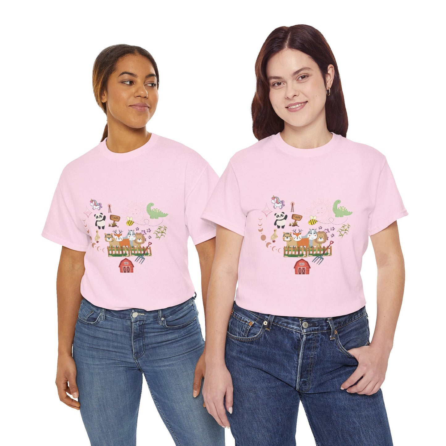 Farm Illustrations Unisex Heavy Cotton Tee