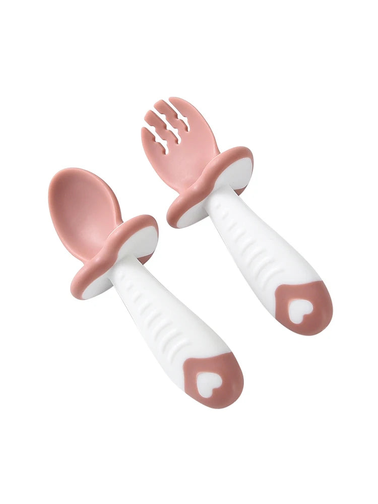 Baby Spoons and Forks Feeding Set