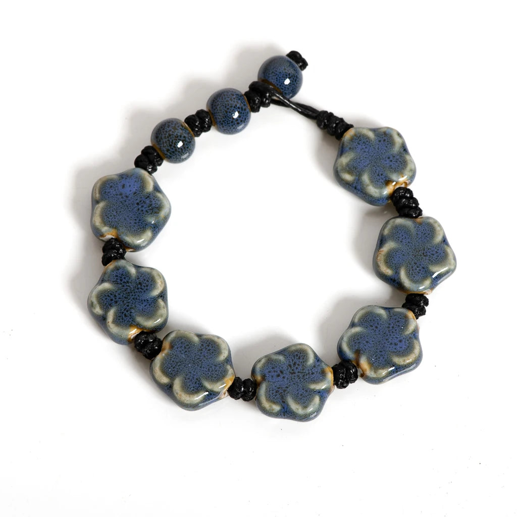 Flower Bracelet Adjustable Cord