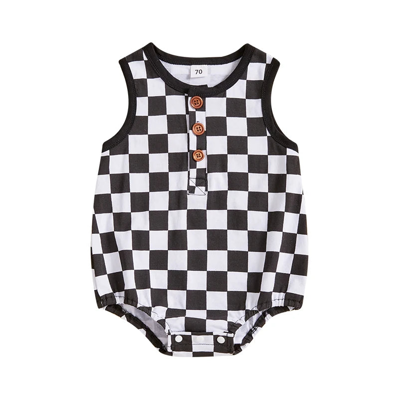 Checkered Bodysuit