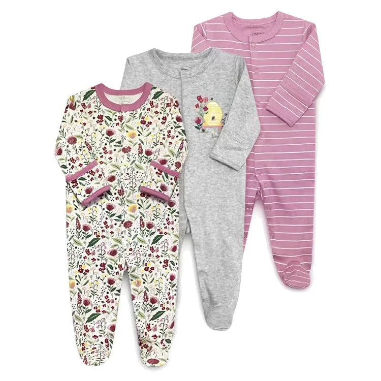 3 Pieces Essential Newborn Jumpsuit