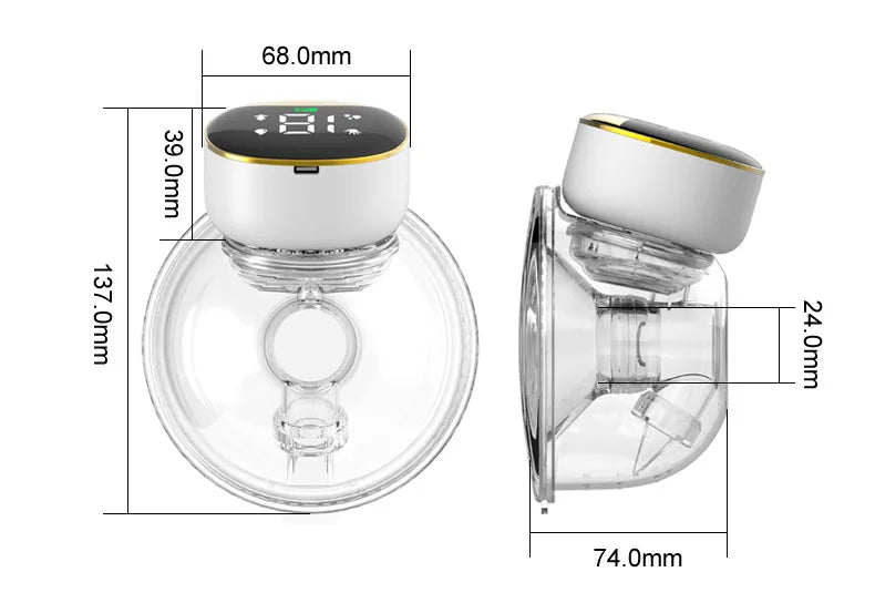 Tire-lait mains libres – Tire-lait électrique portable et portable