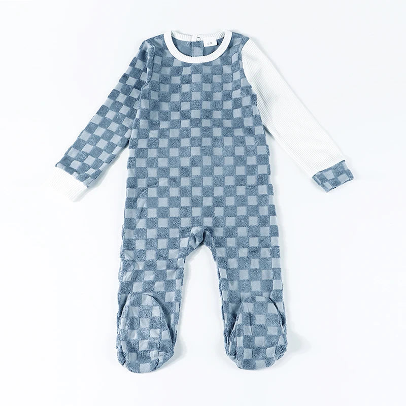 Onesies Checkered Jumpsuit