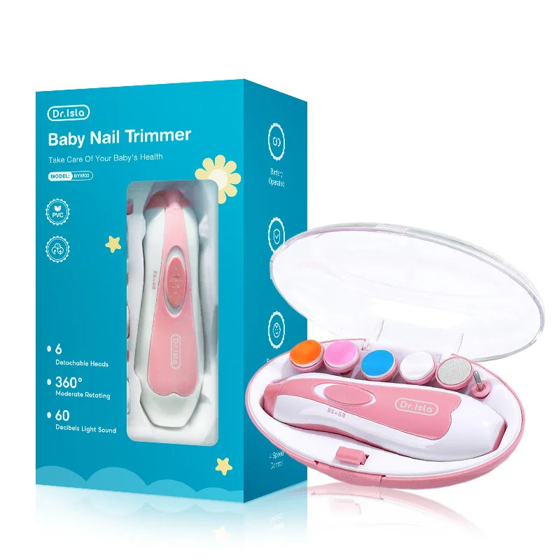 Electric Baby Nail Trimmer 6 in 1 Clipper