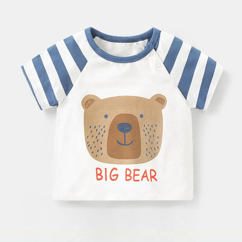 Summer Cartoon Bear T-Shirts