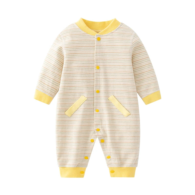 Striped Crawling Jumpsuit