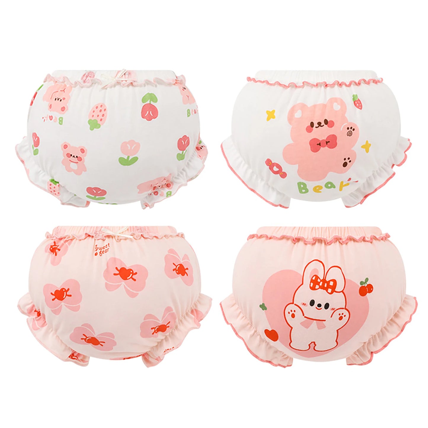Ruffle Bow Diaper