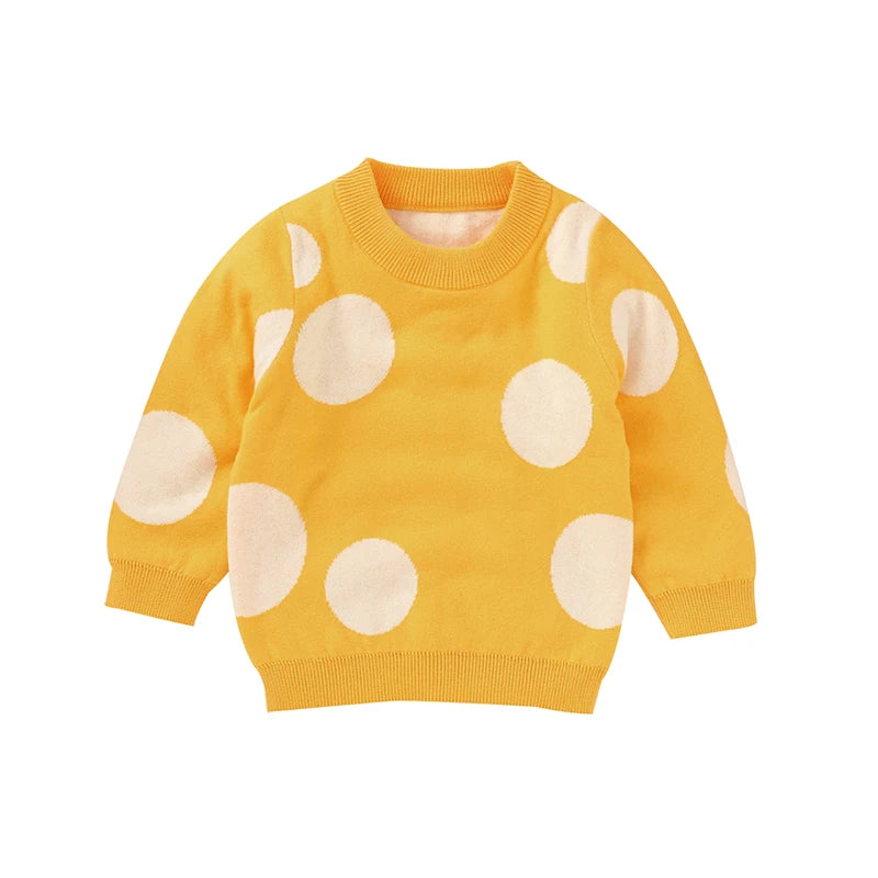 Polka Dots Long Sleeve Sweatshirt