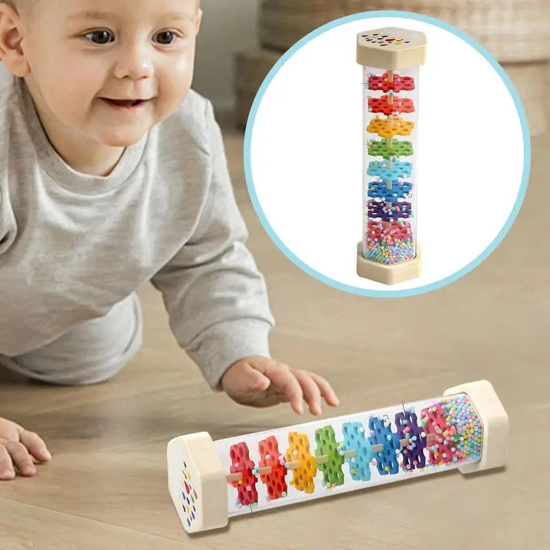 Wooden Rain Stick Rattle