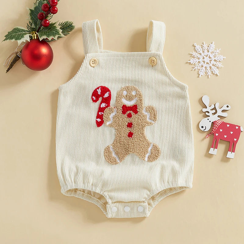 Christmas Overalls Romper