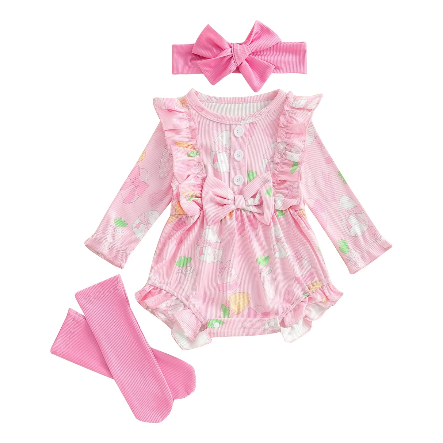 3 Piece Easter Ruffle Set