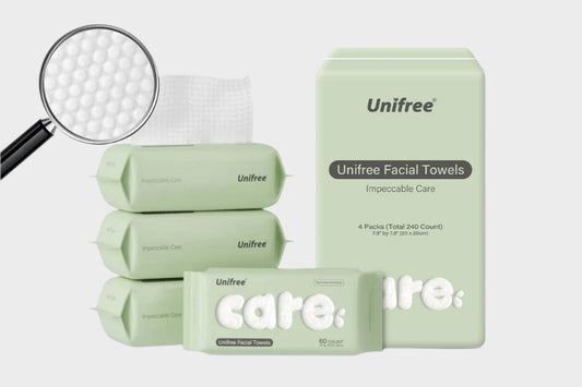 Towel L Disposable Dry Wipes L Facial Towels L 4 -Pack Value Pack, 240 Count Towel,Absorbent,Reusable, Soft, Comfort Skincare