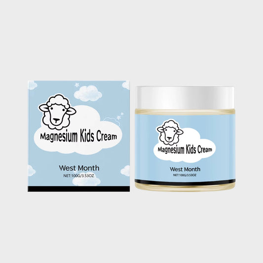Magnesium Body Lotion Relieve Muscle Pain Anxiety Smoothing Softening Nourishing Relaxation Better Sleep Quality Kids Care Cream