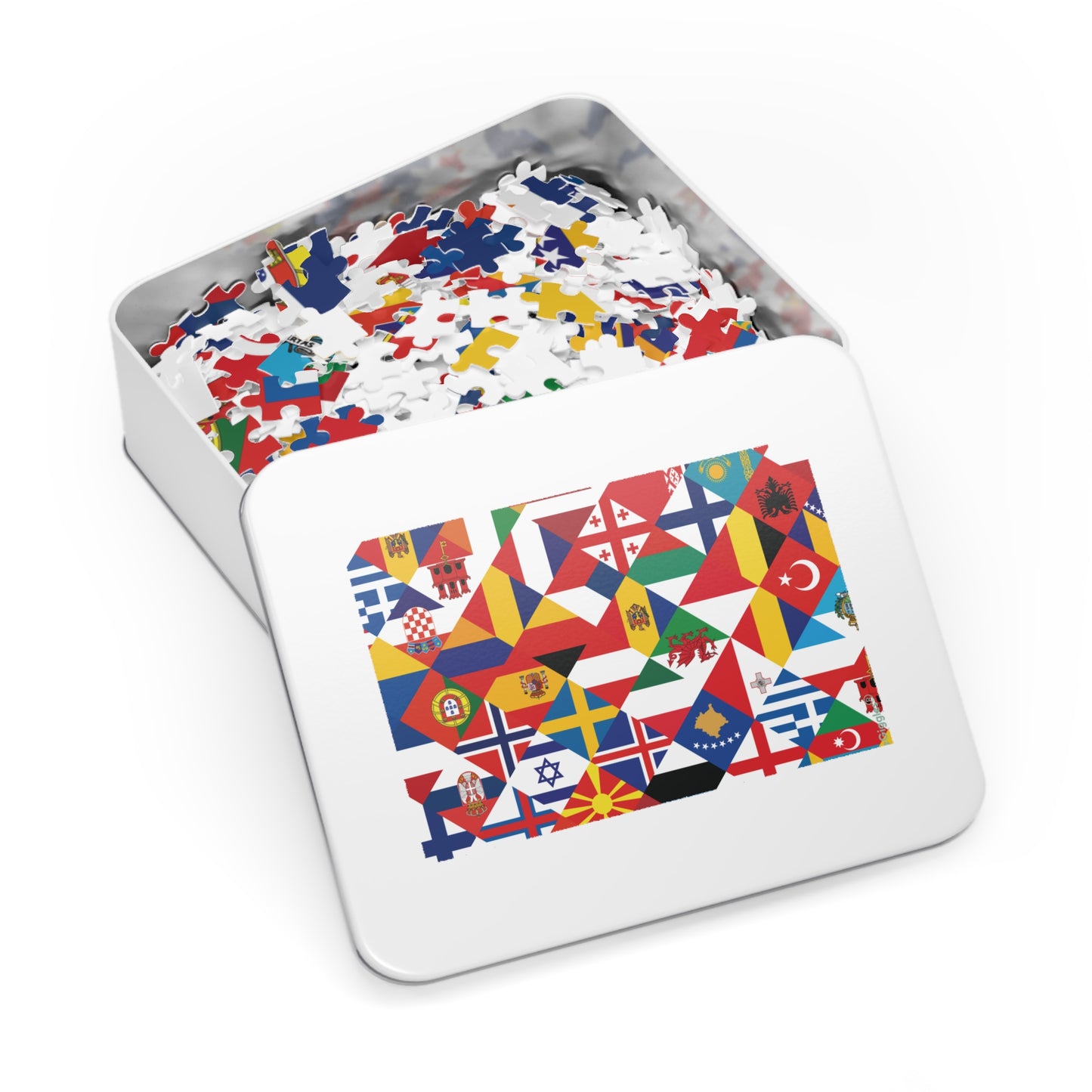 Kids Educational Jigsaw Puzzle with Tin