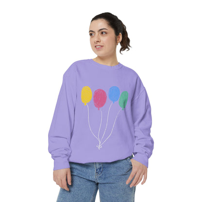 Colorful Balloon Design Unisex Sweatshirt