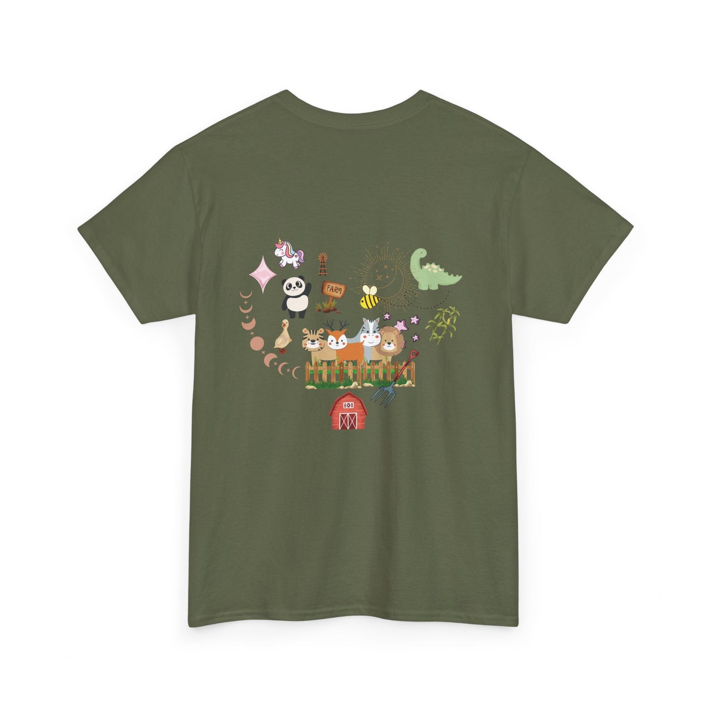 Farm Illustrations Unisex Heavy Cotton Tee