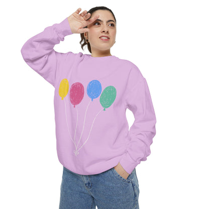 Colorful Balloon Design Unisex Sweatshirt