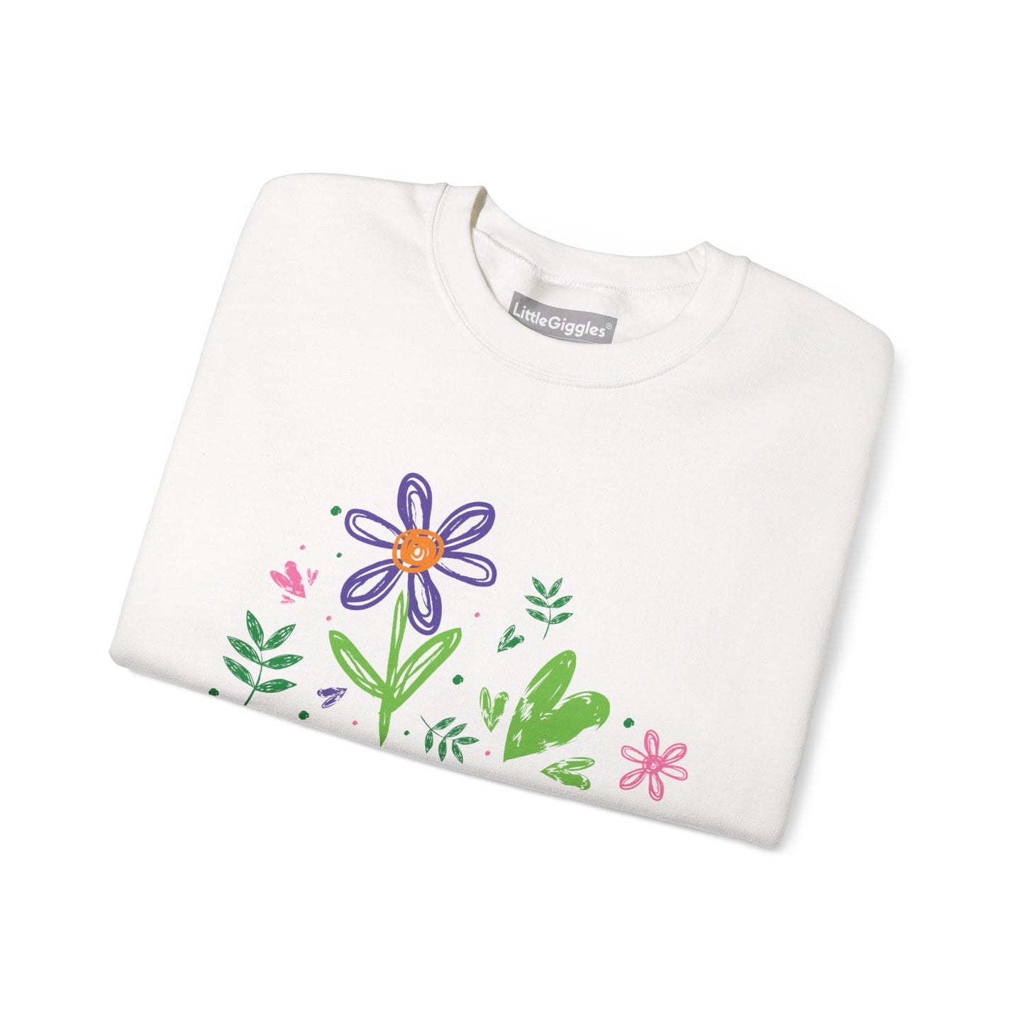 Floral Chic Artisanal Sweatshirt