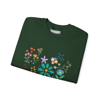 Floral Crewneck Sweatshirt