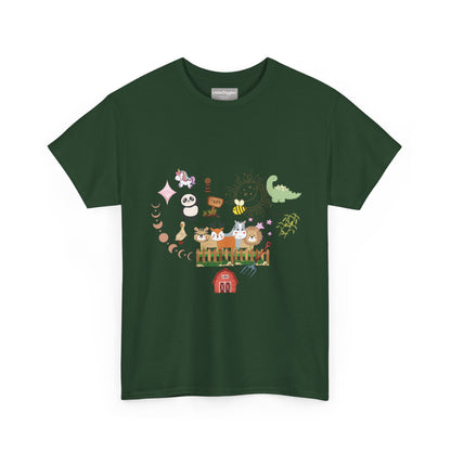 Farm Illustrations Unisex Heavy Cotton Tee