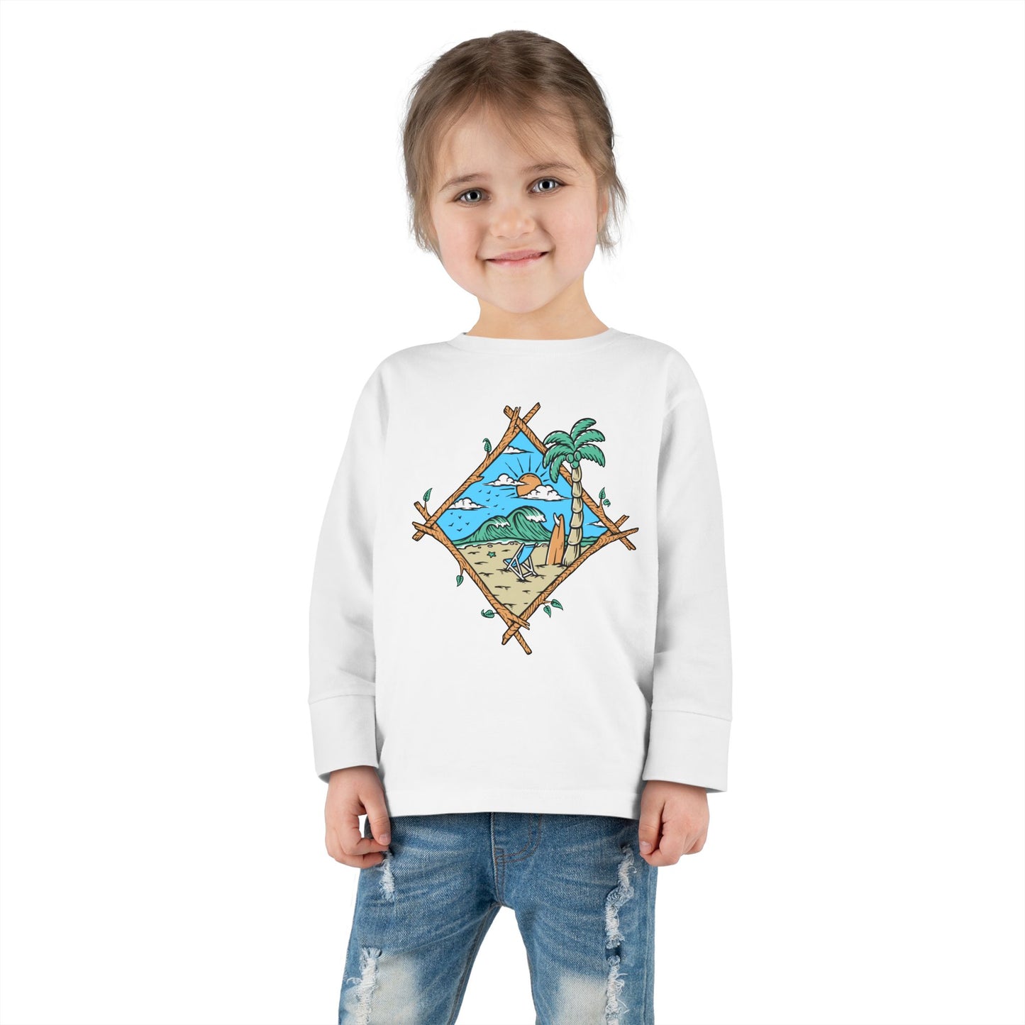 Tropical Toddler Long Sleeve Tee