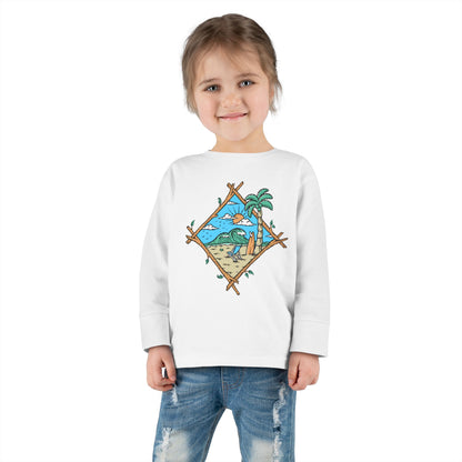 Tropical Toddler Long Sleeve Tee