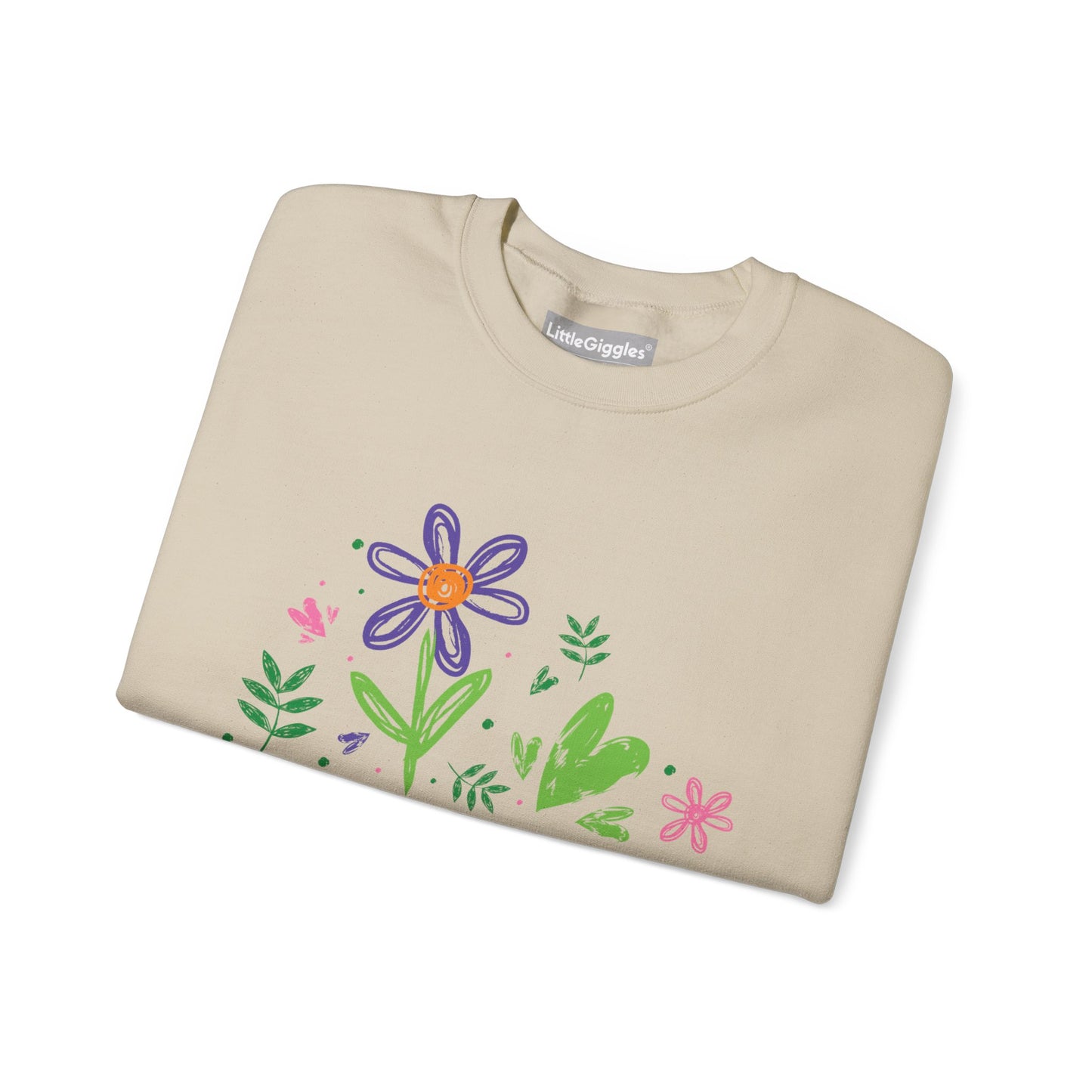 Floral Chic Artisanal Sweatshirt