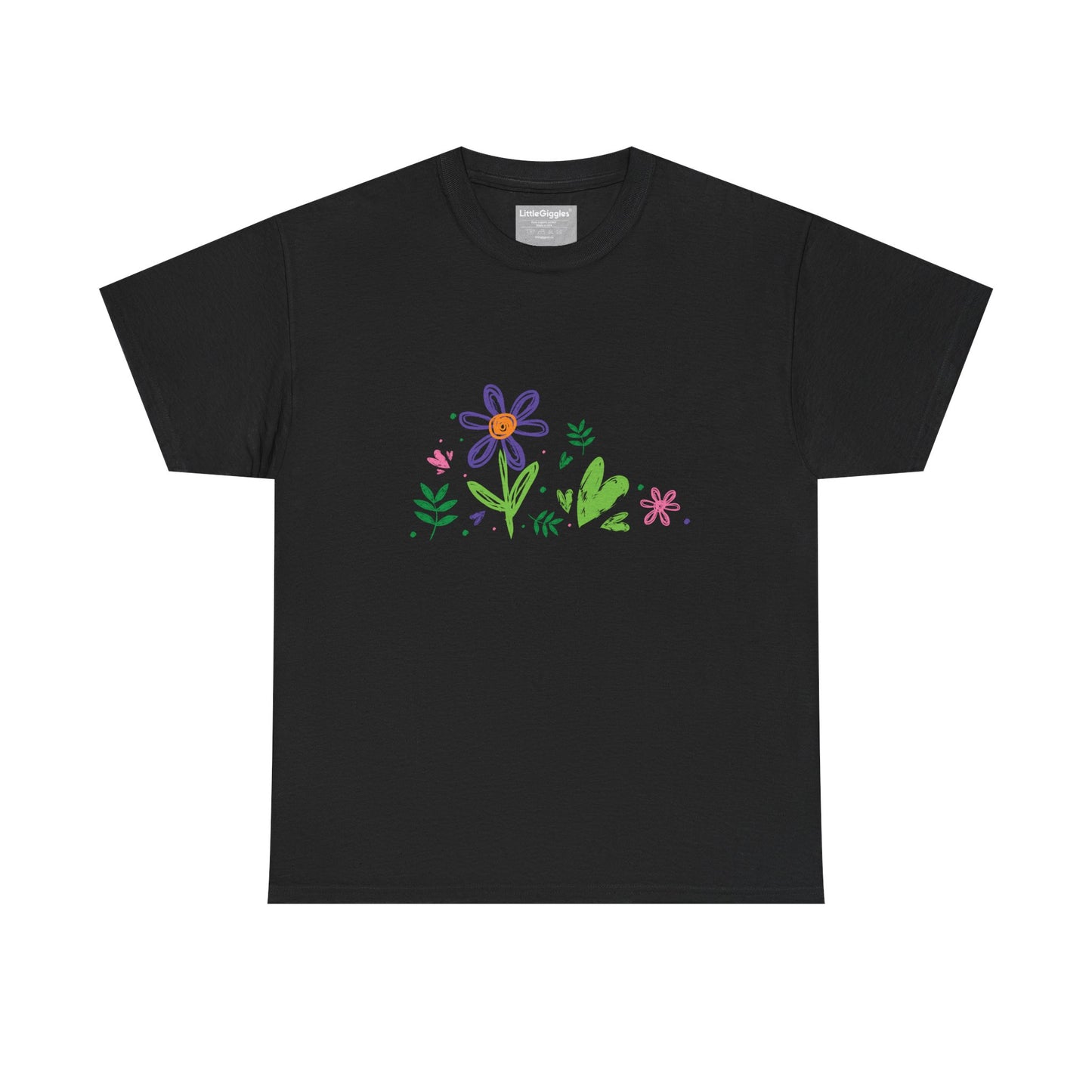 Floral Unisex Heavy Cotton Tee