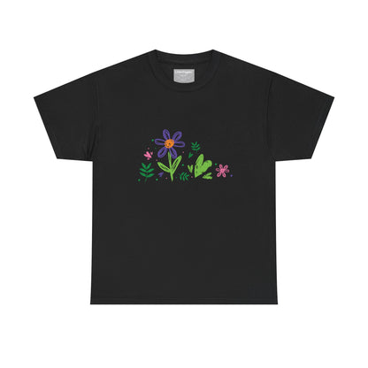 Floral Unisex Heavy Cotton Tee