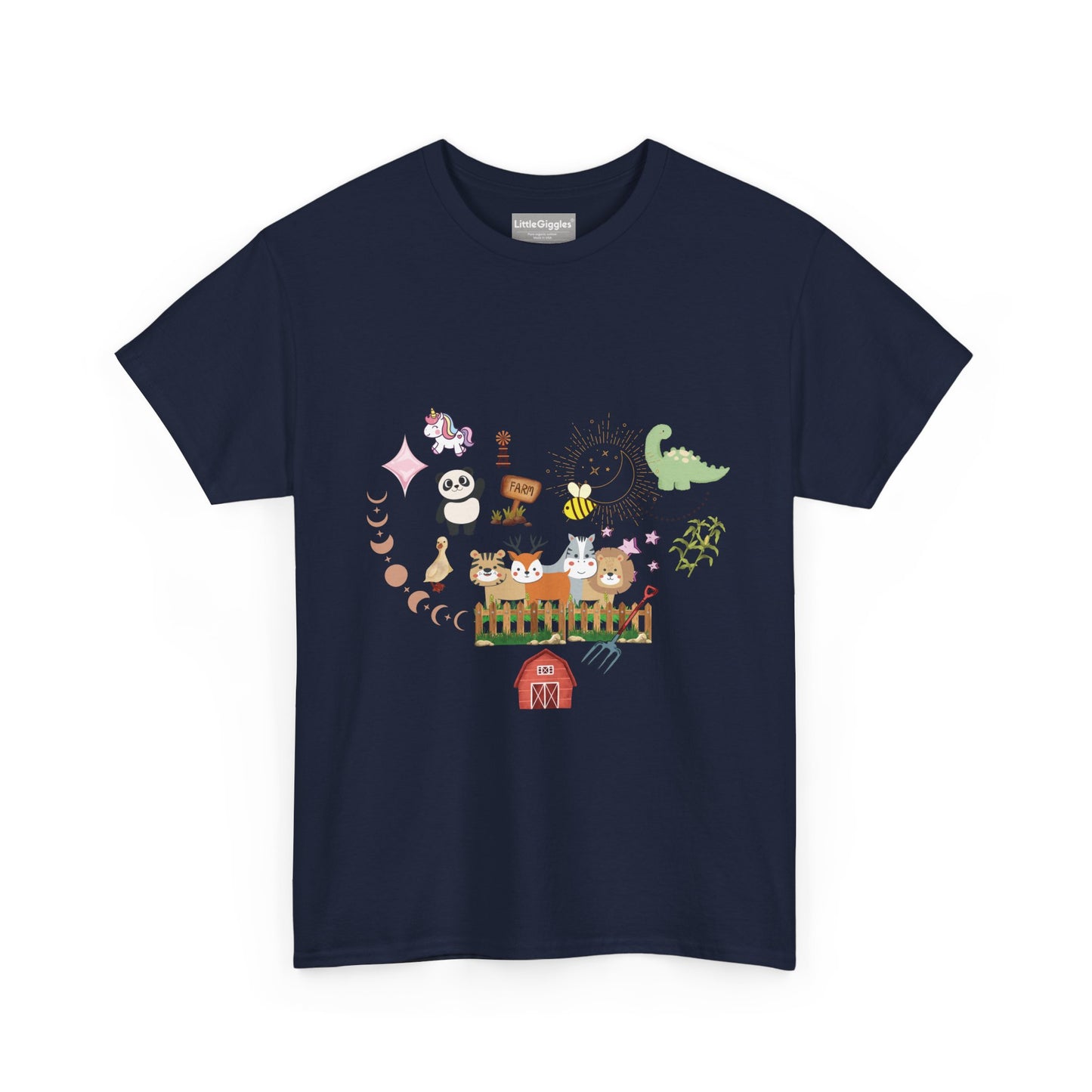 Farm Illustrations Unisex Heavy Cotton Tee