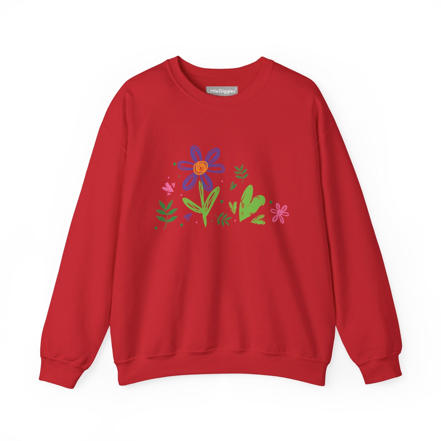 Floral Chic Artisanal Sweatshirt