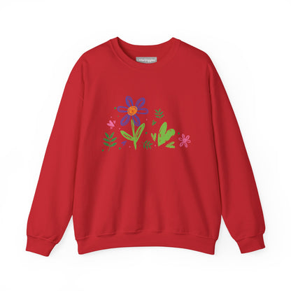 Floral Chic Artisanal Sweatshirt