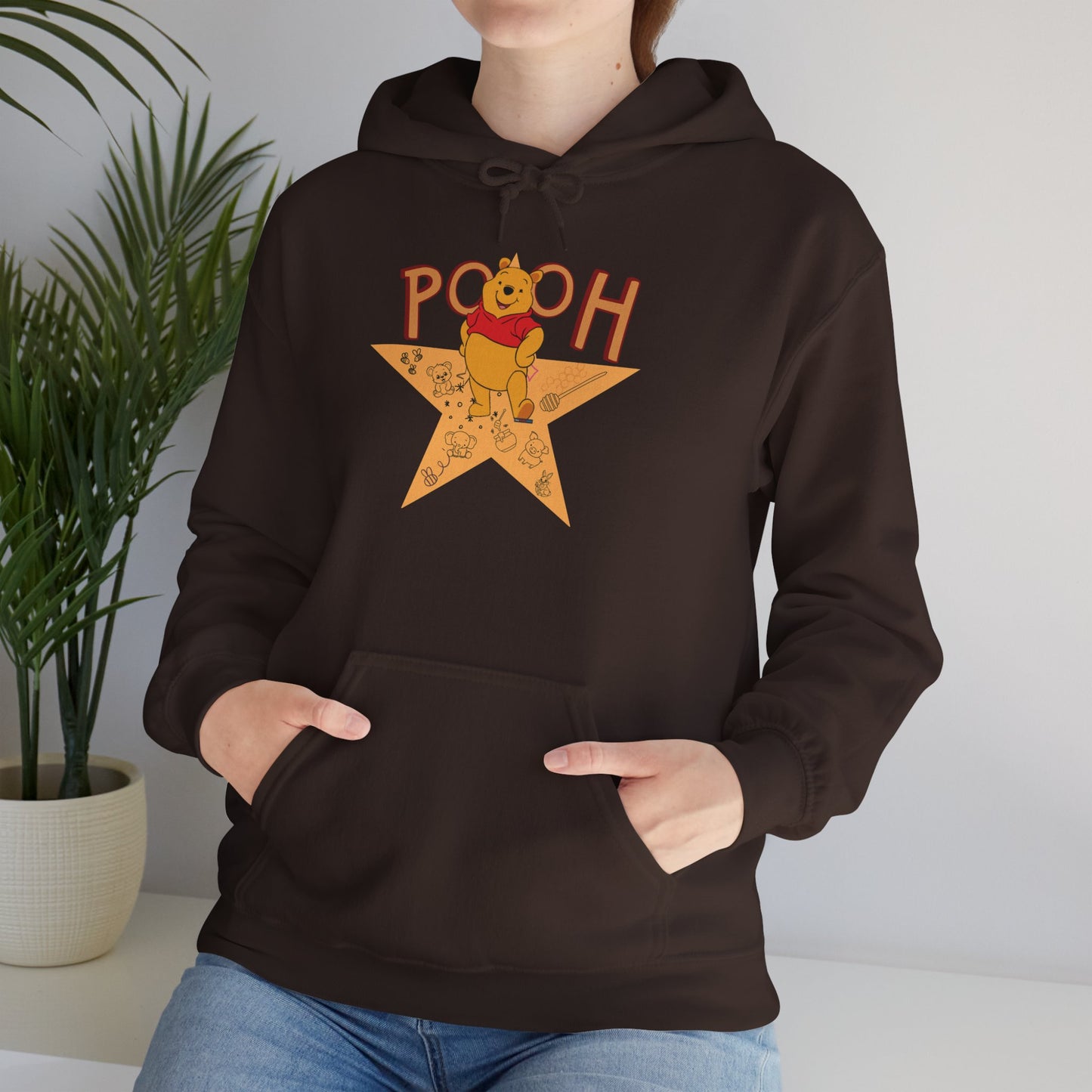 Pooh Themed Hooded Sweatshirt