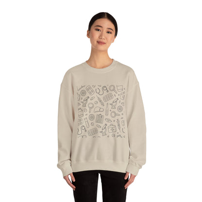 Doodle Chic Artisanal Sweatshirt