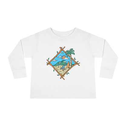 Tropical Toddler Long Sleeve Tee