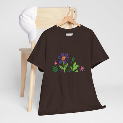 Floral Unisex Heavy Cotton Tee
