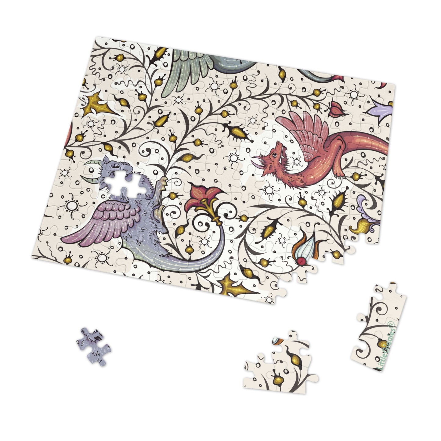 Kids Educational Jigsaw Puzzle with Tin
