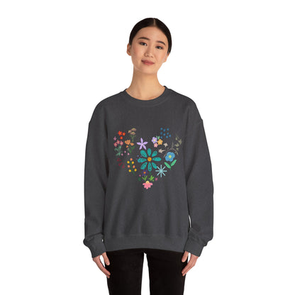 Floral Crewneck Sweatshirt