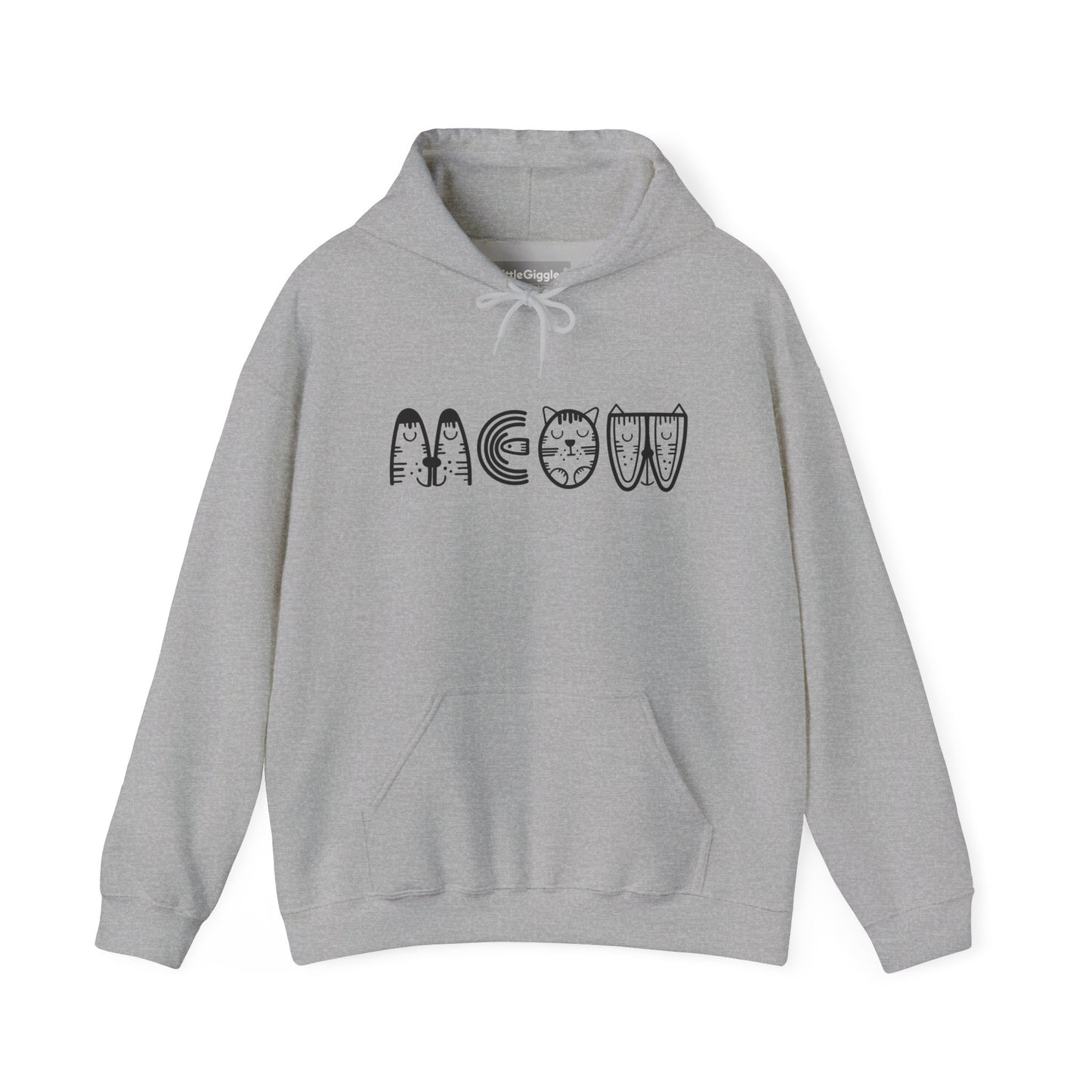 Cozy Meow Themed Hoodie