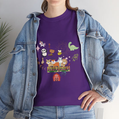 Farm Illustrations Unisex Heavy Cotton Tee