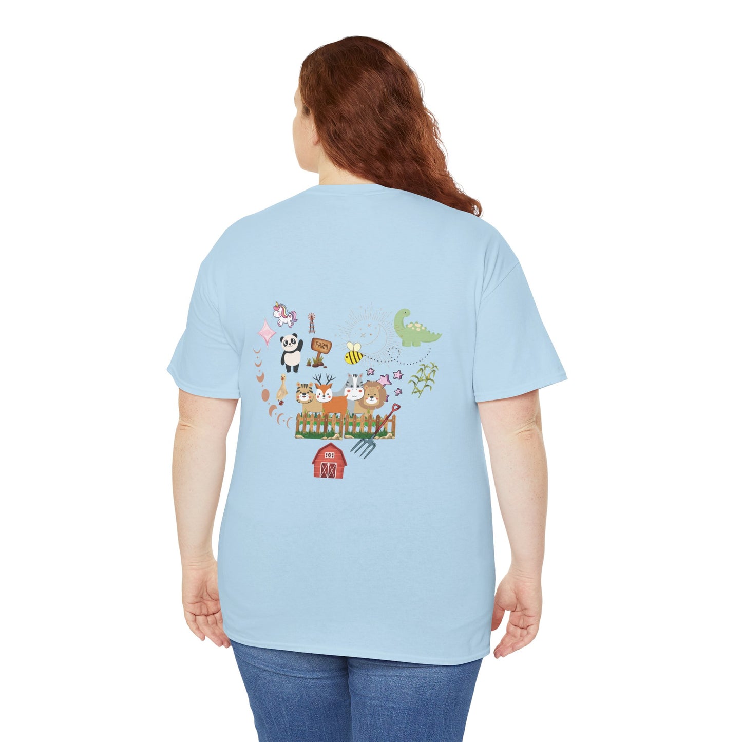 Farm Illustrations Unisex Heavy Cotton Tee