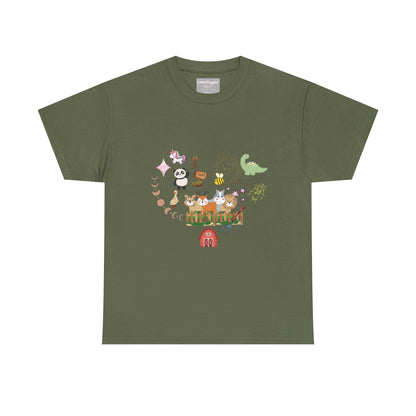 Farm Illustrations Unisex Heavy Cotton Tee