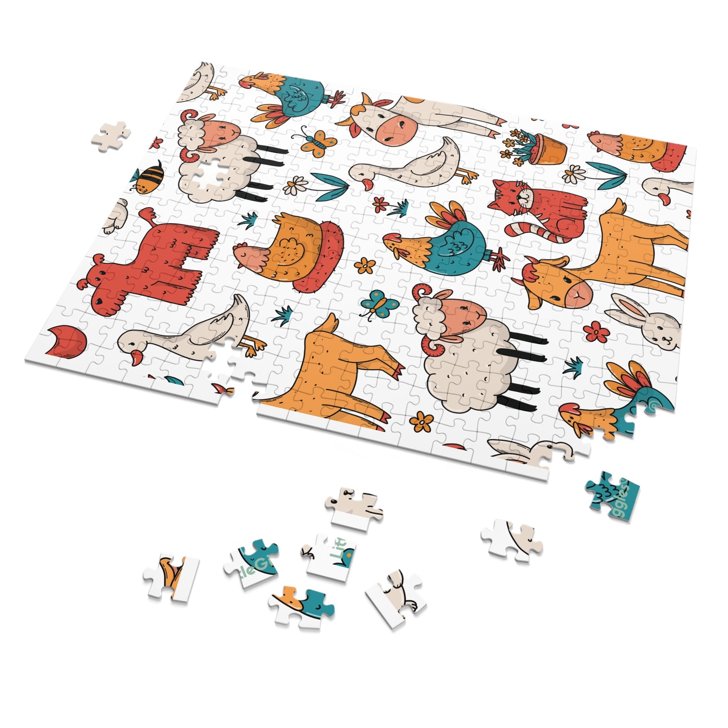 Kids Educational Jigsaw Puzzle with Tin