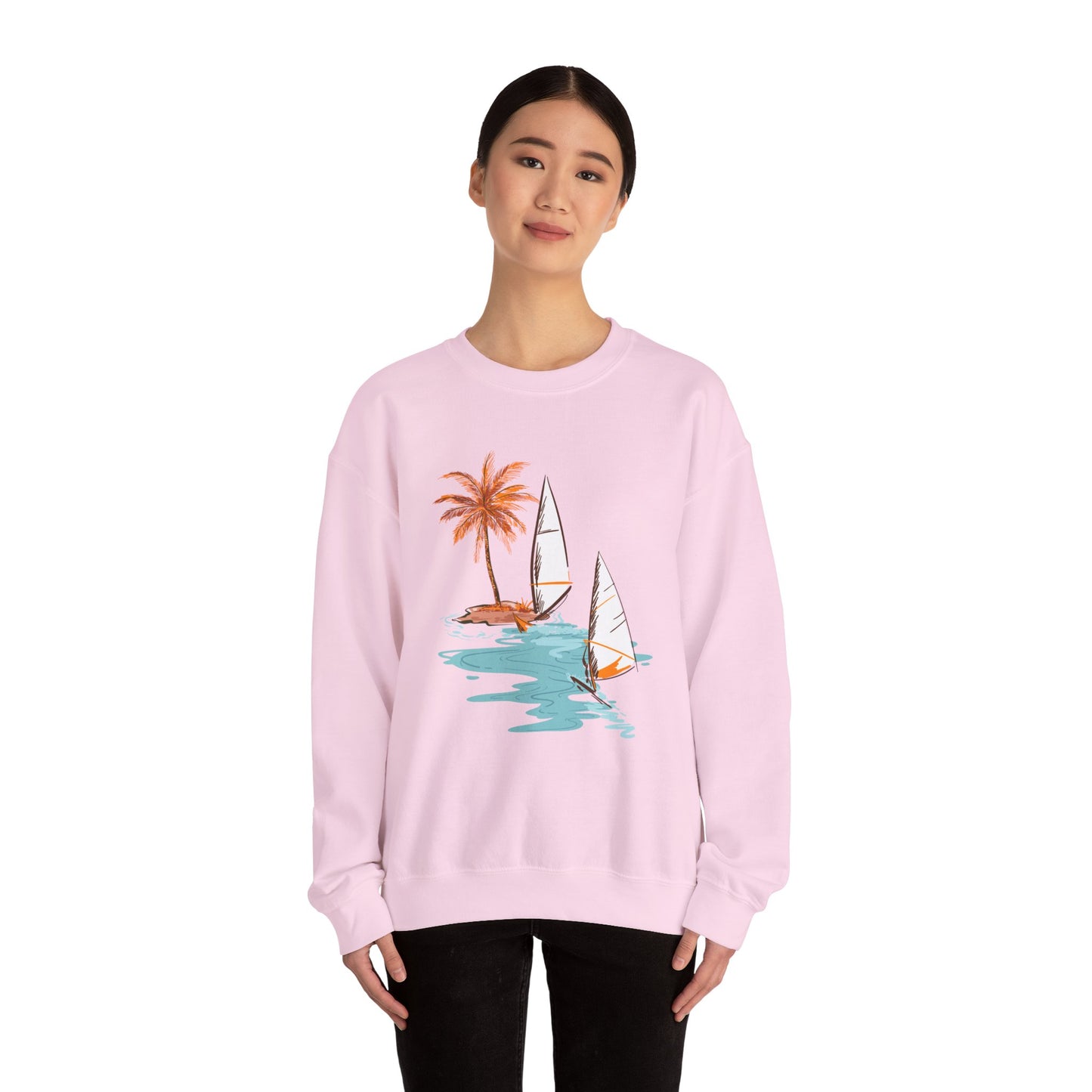 Tropical Chic Artisanal Sweatshirt