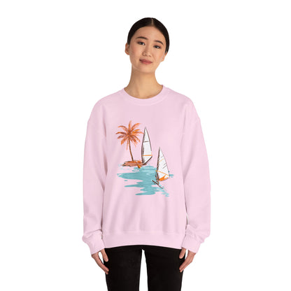Tropical Chic Artisanal Sweatshirt