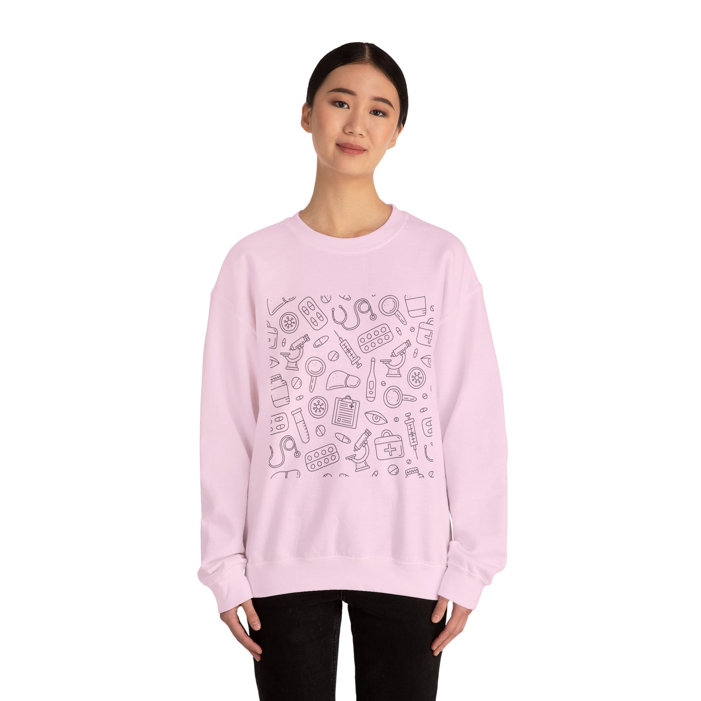 Doodle Chic Artisanal Sweatshirt