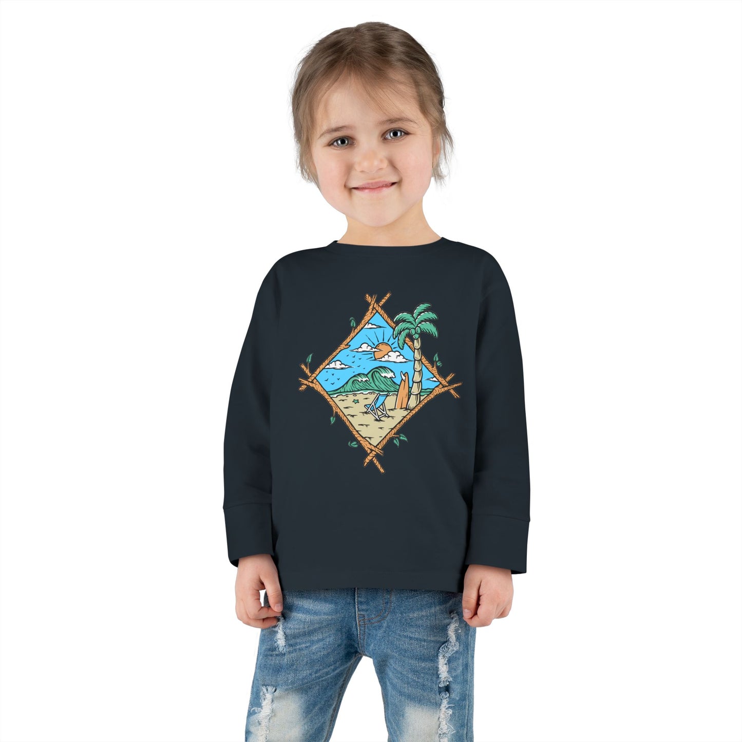 Tropical Toddler Long Sleeve Tee