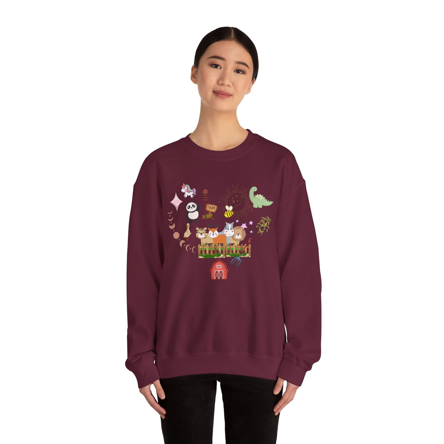 Farm Animal Crewneck Sweatshirt