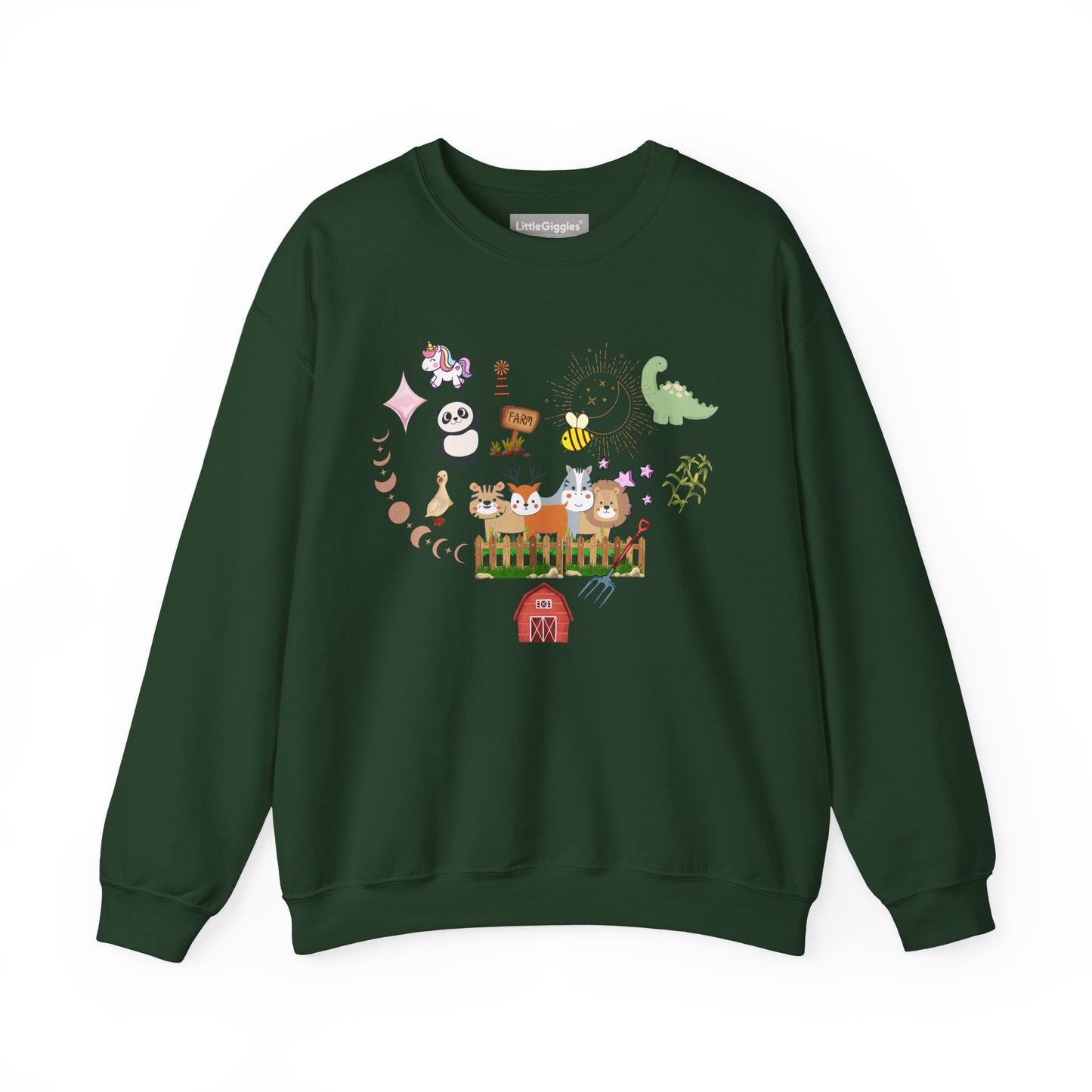 Farm Animal Crewneck Sweatshirt